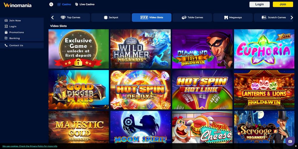 WinOMania Online Casino Evaluation (2025) - Rewarding VIP Program